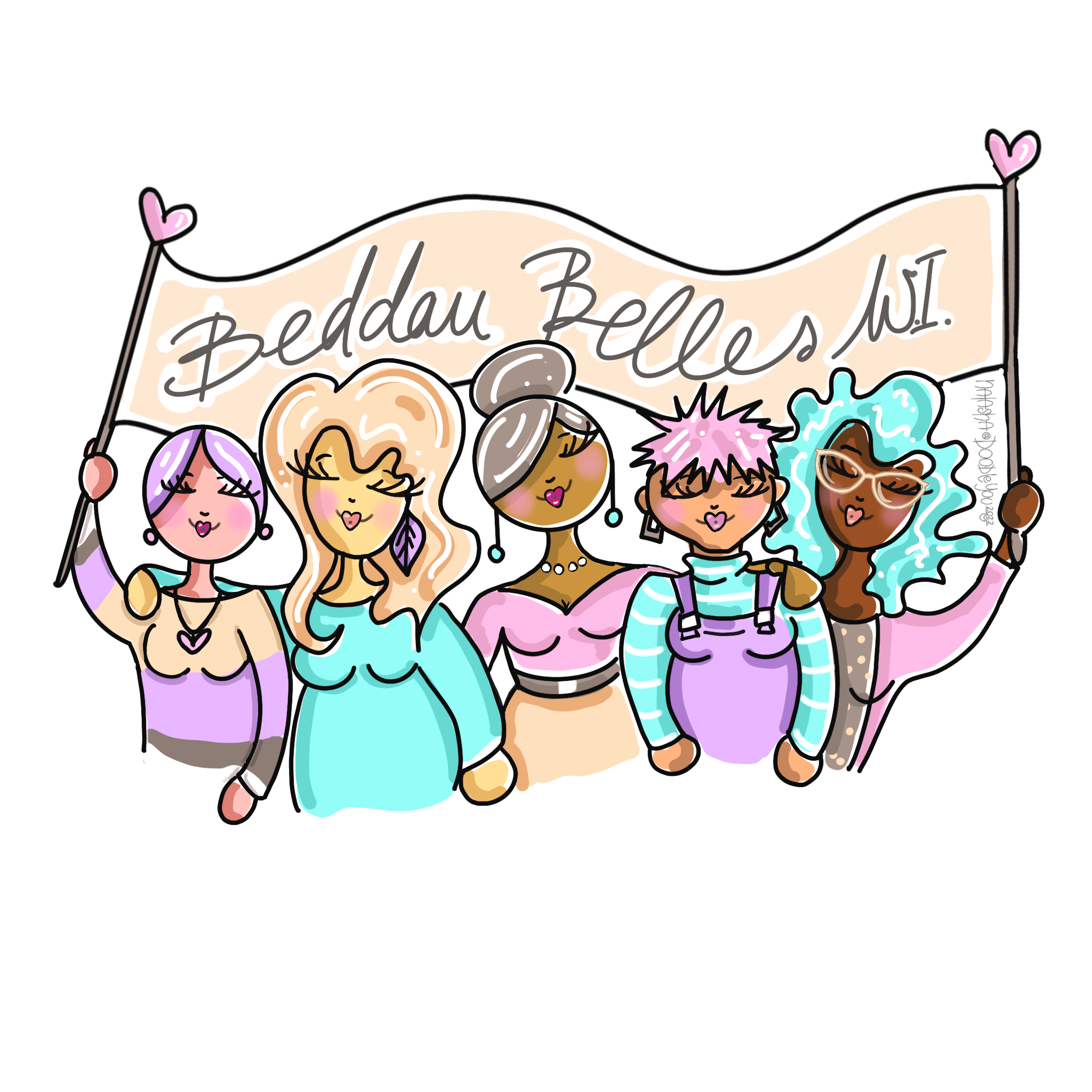 Beddau Belles WI logo